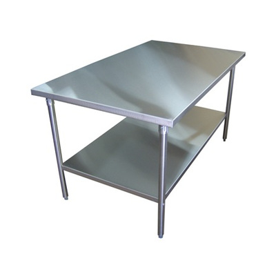 Stainless steel work table with undershelf