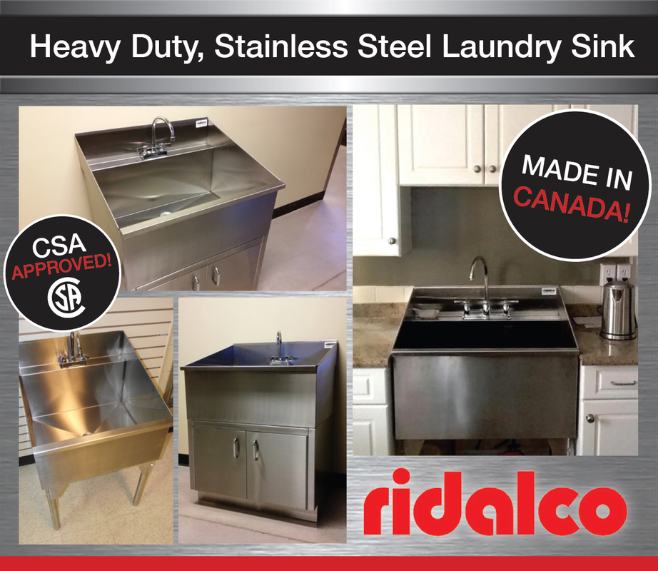 Ridalco Stainless Steel Laundry Sinks Ridalco